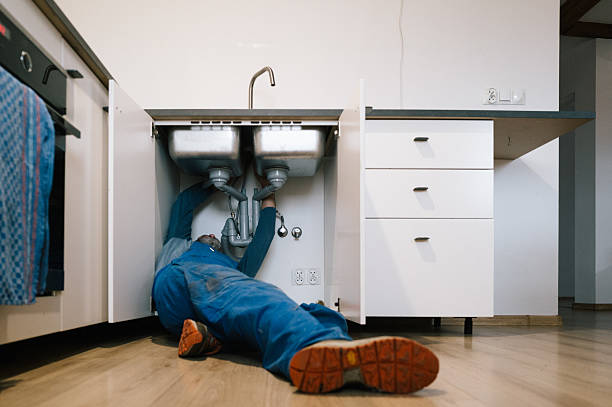 Professional Drain Cleaning technician working in Capac, MI